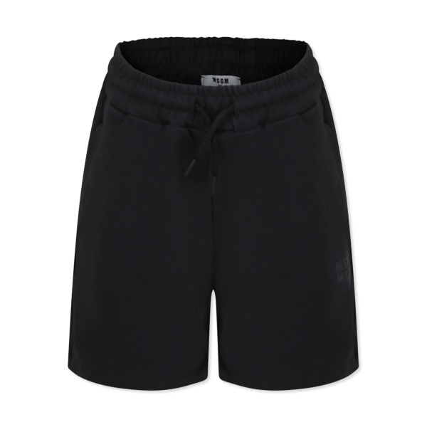 logo-print shorts