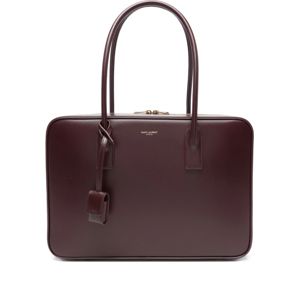 logo-print tote bag