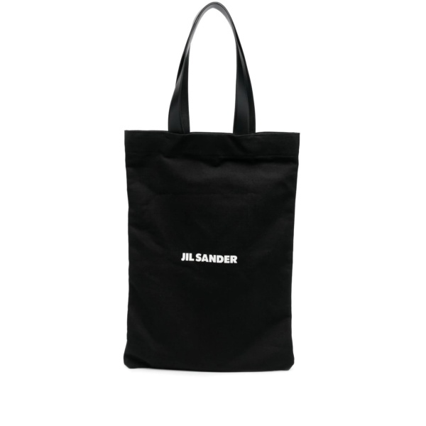 logo-print tote bag