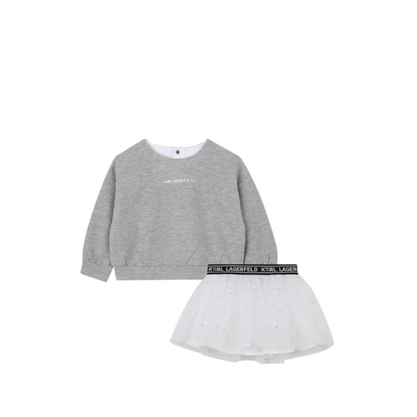 logo-print tutu set