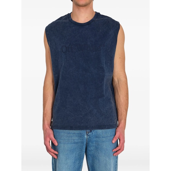 logo-print vest