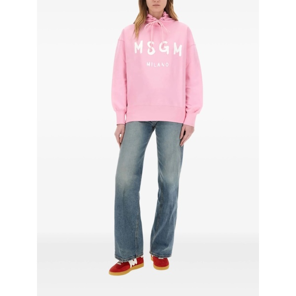 logo-printed hoodie