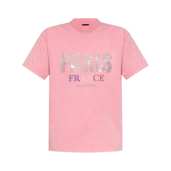 logo-studded T-shirt