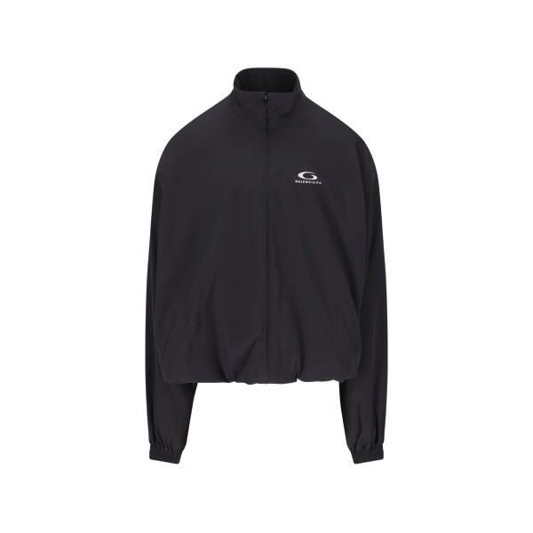 logo zip sweatshirt