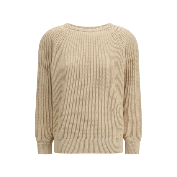 long-sleeve cotton sweater