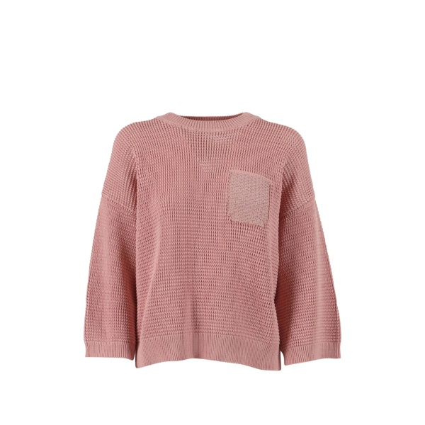 long-sleeve pocket sweater