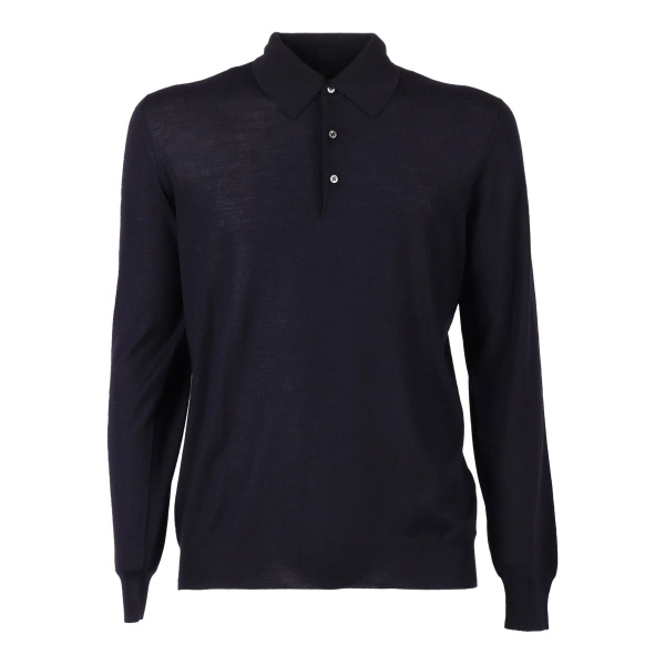 long-sleeve polo shirt