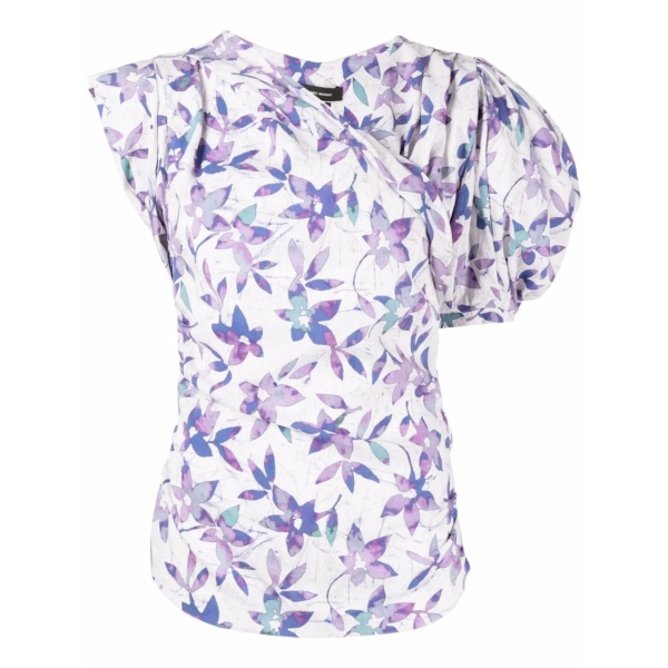 Madinea floral-print blouse