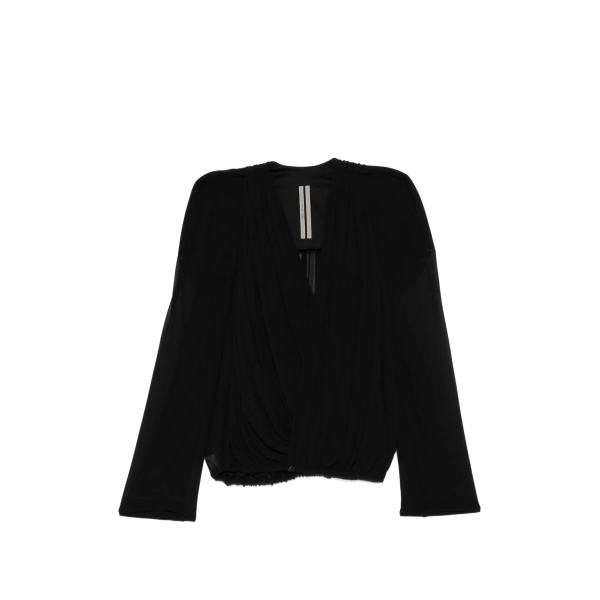 Maria draped V-neck jacket