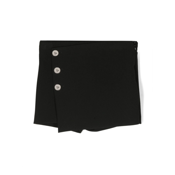 Medusa button-detailed shorts