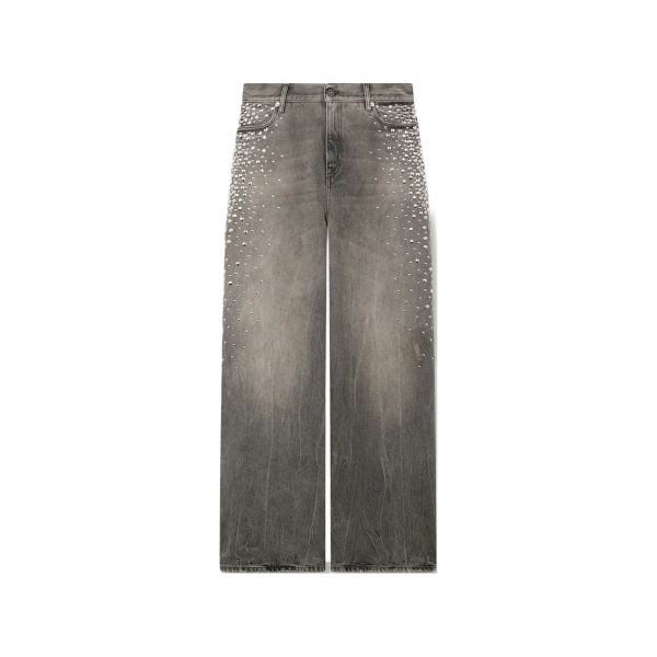 Melody stud degraded jeans