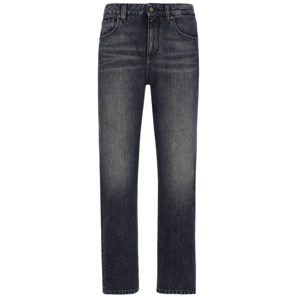 mid-rise boyfriend jeans