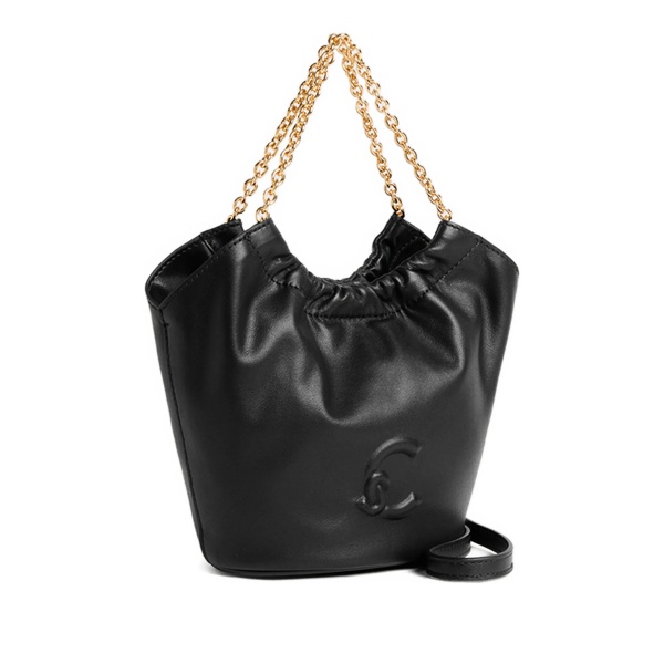 mini chain-handles shoulder bag