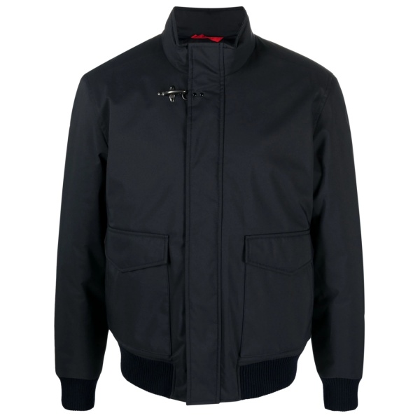 mock-neck zip-up bomber jacket