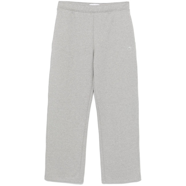 Moon-embroidery track pants