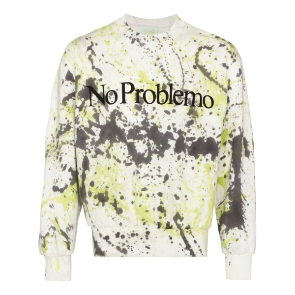 No Problemo paint-print sweatshirt