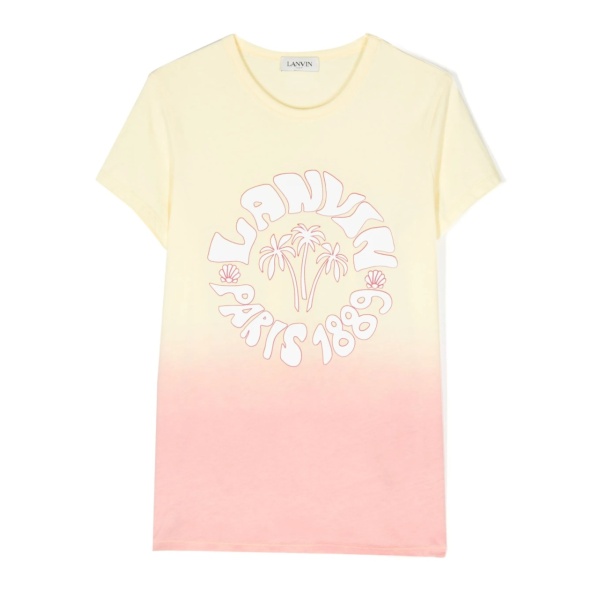 ombré-effect cotton T-shirt