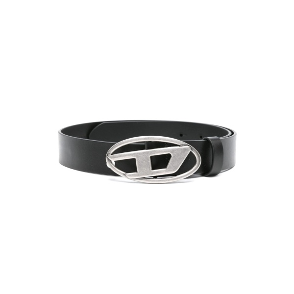 Oval D buckle leather belts