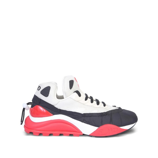 padded nylon trainers