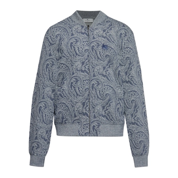 paisley-print bomber jacket