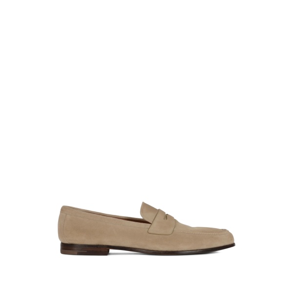panelled flat shoes