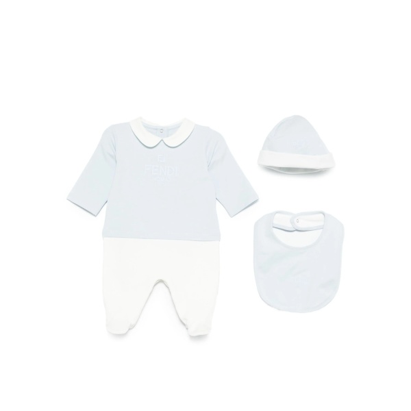 peter-pan-collar bodysuit set (set of three)