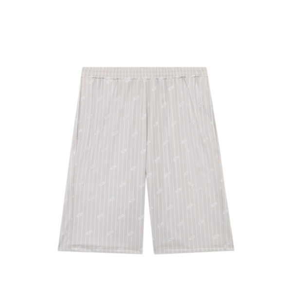 pinstripe logo shorts