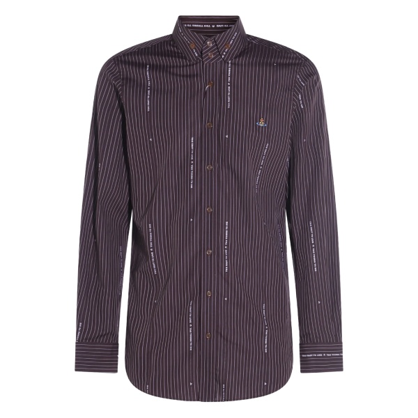pinstripe orb shirt