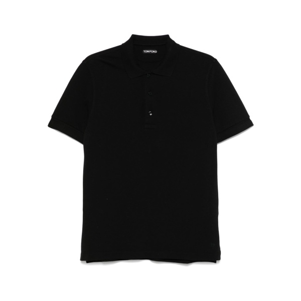 piqué-weave polo shirt