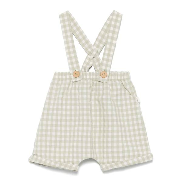 plaid shorts set