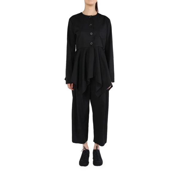pleat-detailing jacket