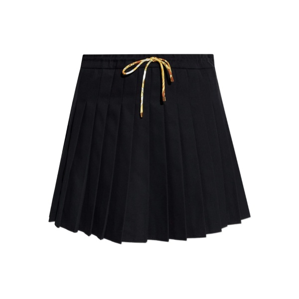 pleated drawstring skirt