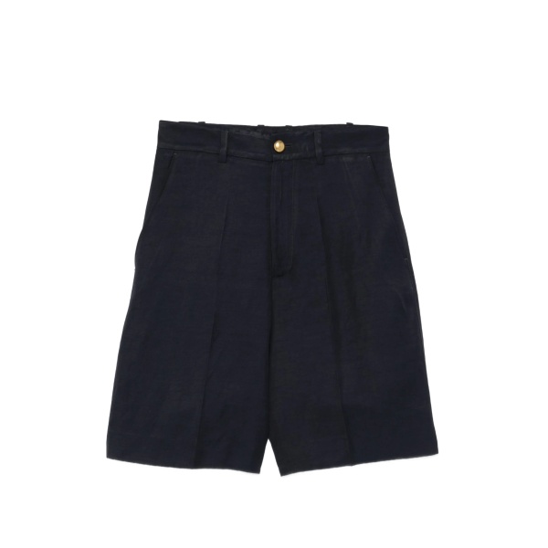 pleated shorts