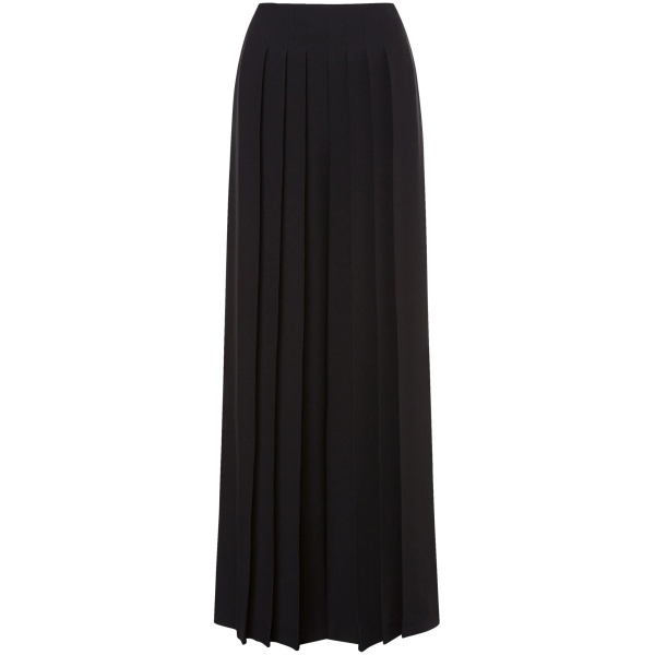pleated wide-leg trousers