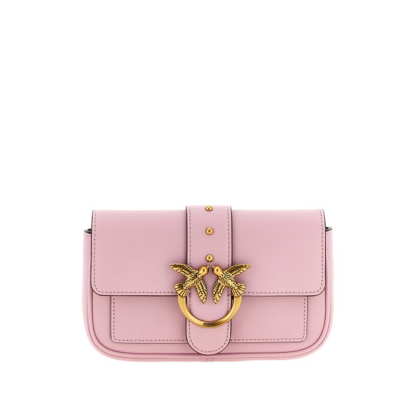 Pocket Love One studs birds crossbody bag