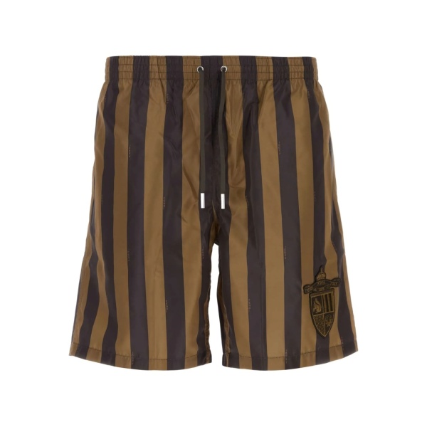 printed swim shorts