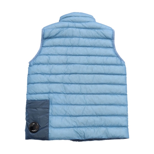 quilted lens-pocket vest