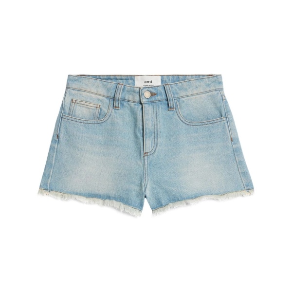 raw-cut mini shorts