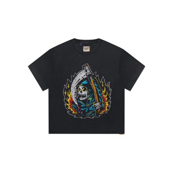 Reaper graphic-print cotton T-shirt