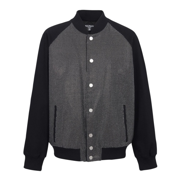 rhinestone-embellished bomber jacket