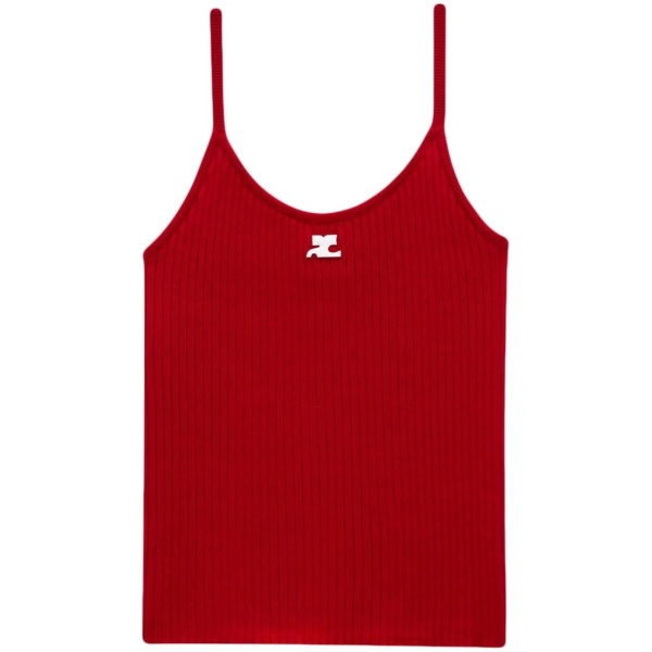 ribbed-knit ribbed tank-top