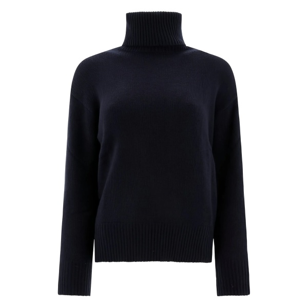 ribbed turtleneck sweater