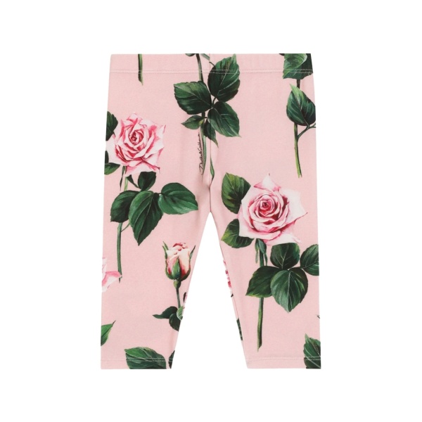 rose-print leggings