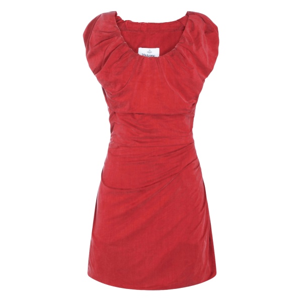 ruched-detail mini dress