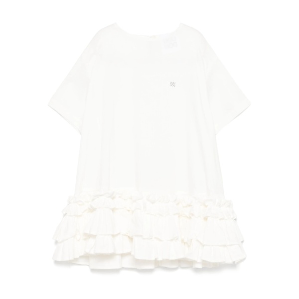 ruffled-detailing dress