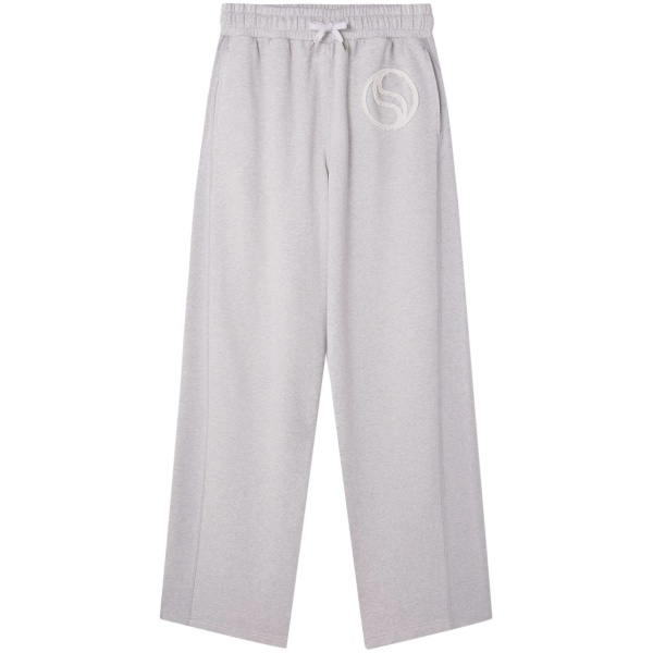 S-Wave drawstring organic cotton track pants