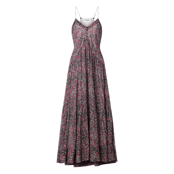 Sabbba floral-patterm midi dress