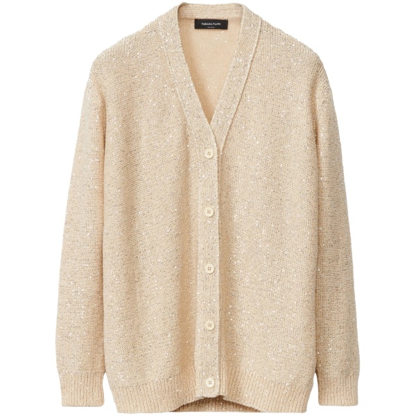 sequin-embellished cardigan