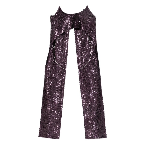 sequinned sleeveless top