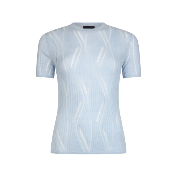 short-sleeve round-neck top